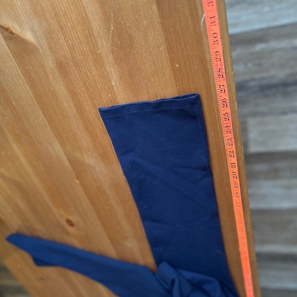 Beta Brand XS Stretch Pull On Navy Blue Straight-Leg Pants - Picture 9 of 11